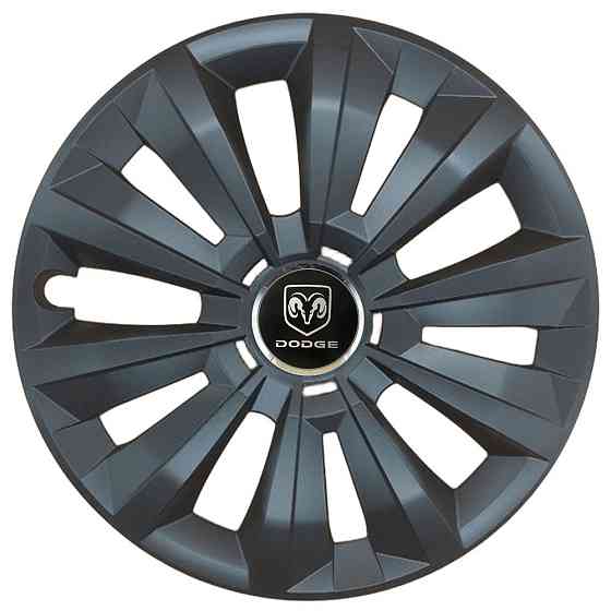 Автомобильные модельные колпаки R15 SJS Dodge 346 4шт, черные Винница