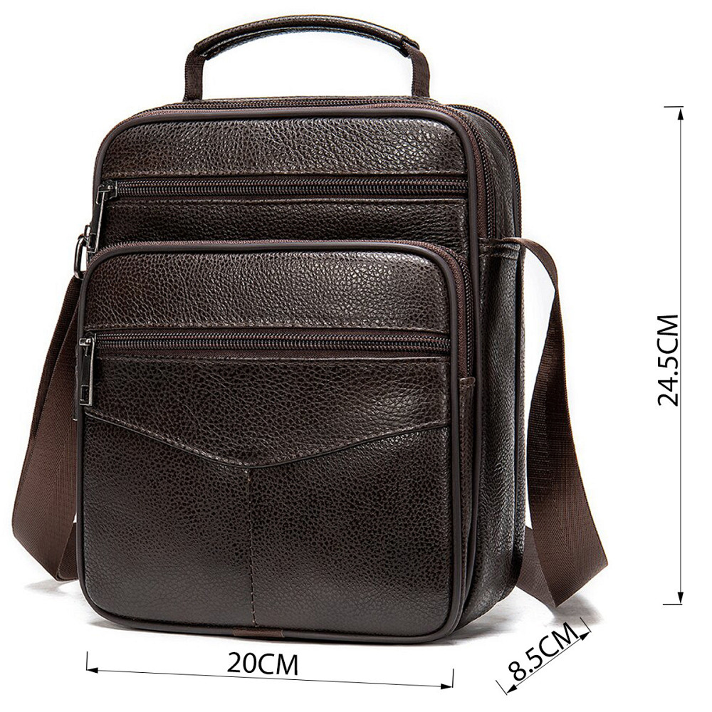 Мессенджер кожаный Коричневый (Vintage) Киев - изображение 7