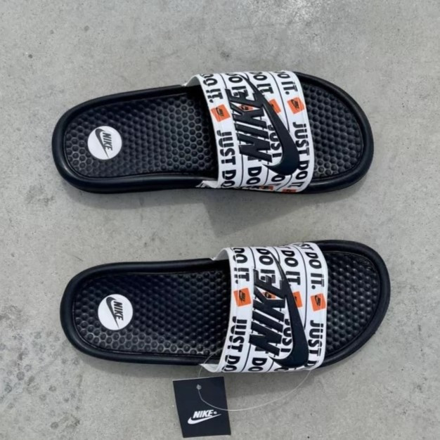 Чорні чоловічі Шльопанці Nike Сланці Білі капці Найк (розміри: 40,41,42,43,44) Дніпро - фото 7