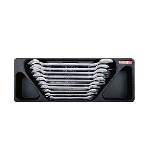 Набір ключів ріжкових 6-27мм 10 од. (в ложементі) TOPTUL GAAT1003 Одеса