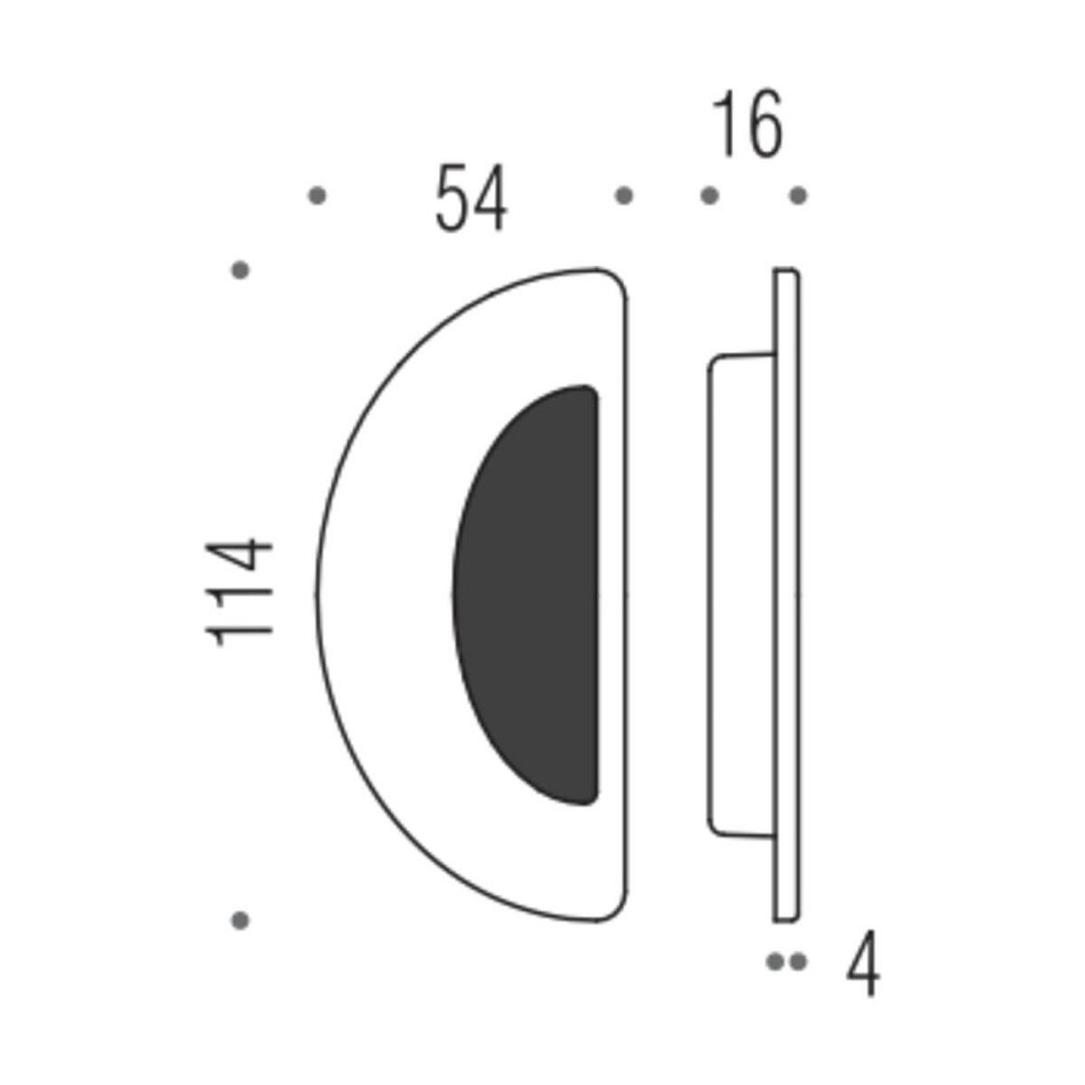 Ручка Colombo LC111 пол.латунь на розсувн. двері Київ - фото 2