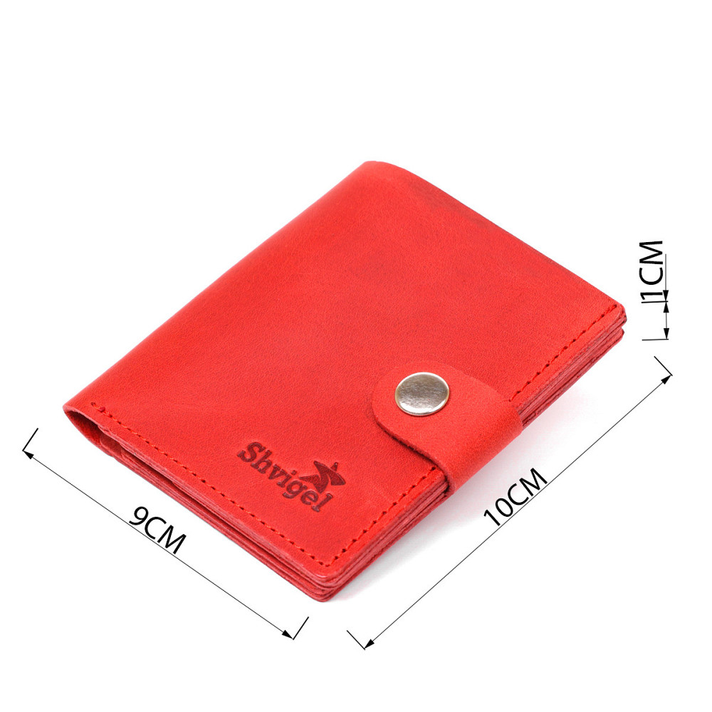 Современное женское портмоне Shvigel 16497 Красный Киев - изображение 3