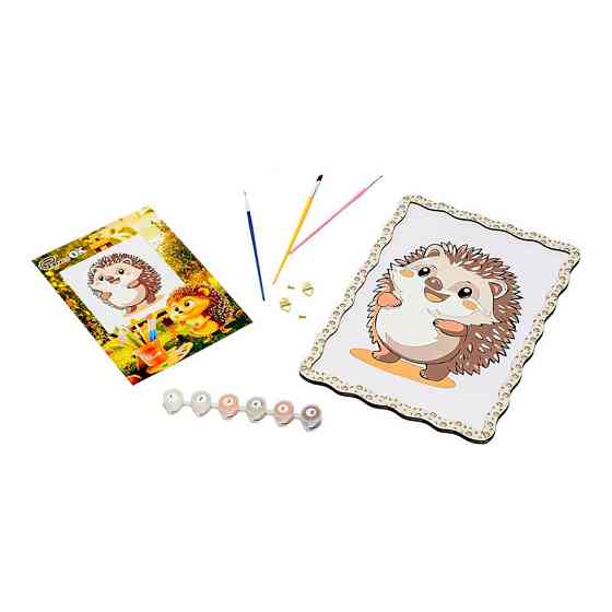 Дитячий набір для розпису по дереву "Їжачок" Puz-22947 формат А4 Вінниця