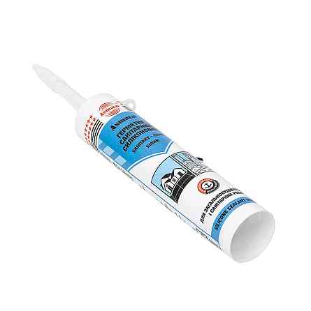 Герметик силіконовий санітарний білий 280 мл (310 г) ОАЕ ASMACO (2732221) Київ