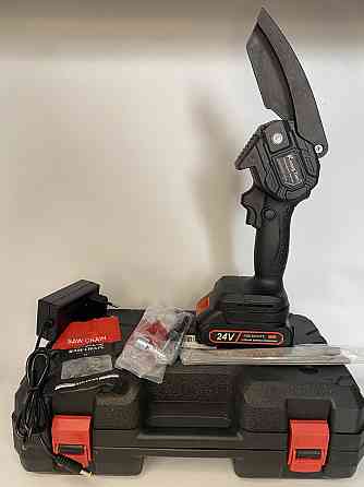 Електропила, кущоріз CHAIN SAW 6'' TL 0600 (в комплекті, валіза, 2АКБ і зарядка) Київ