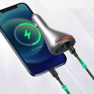 Зарядное устройство Ugreen USBC PD20W + USB QC3.0 silver (60712) Винница