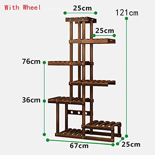 Підставка для квітів "Дені" на коліщатках капучино Миколаїв - фото 4