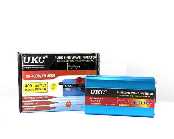 Перетворювач з чистою синусоїдою UKC AC/DC 12v 400W Винница