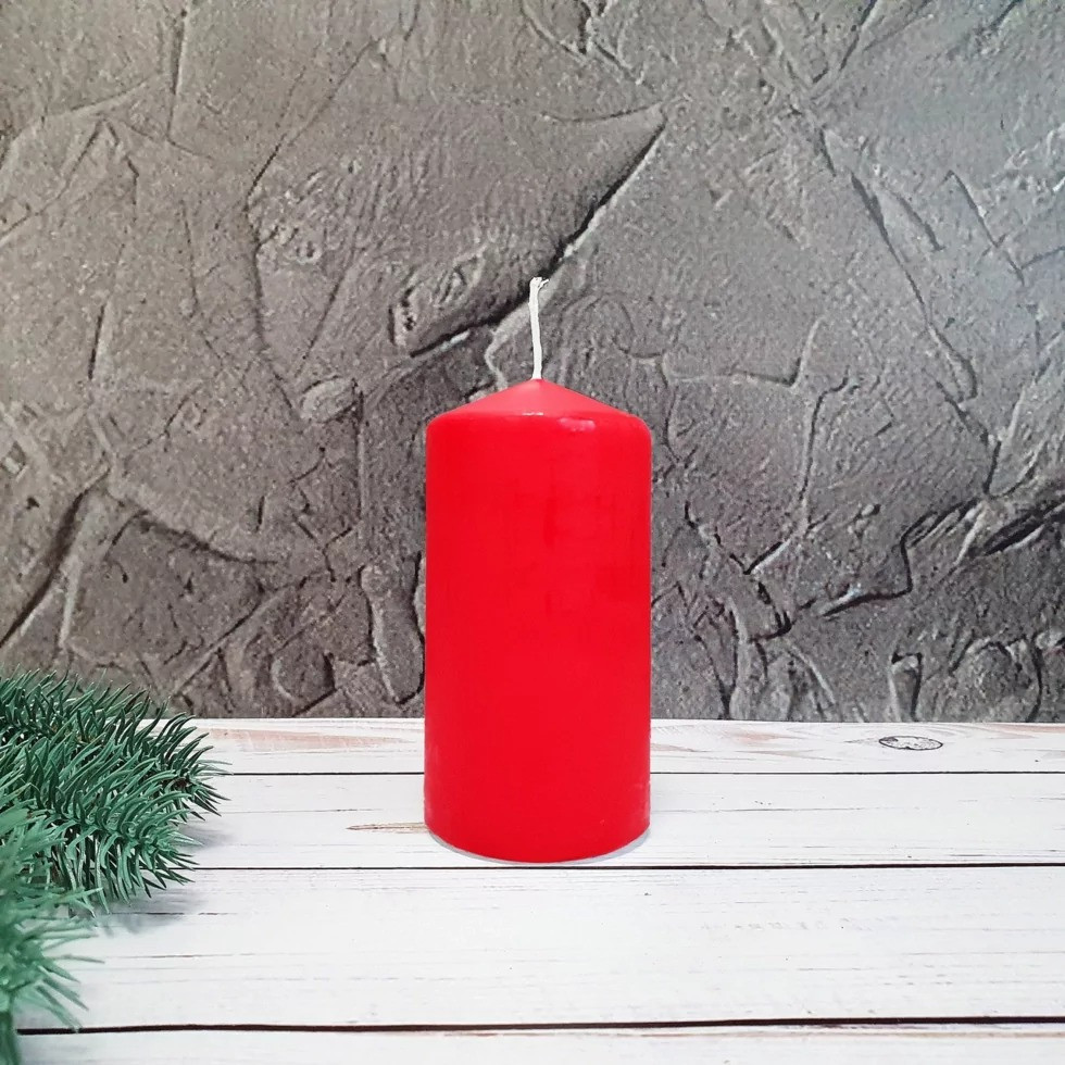 Свічка столова циліндр Bispol AURA Candles sw60/120-030 Червонй Луцк - изображение 9