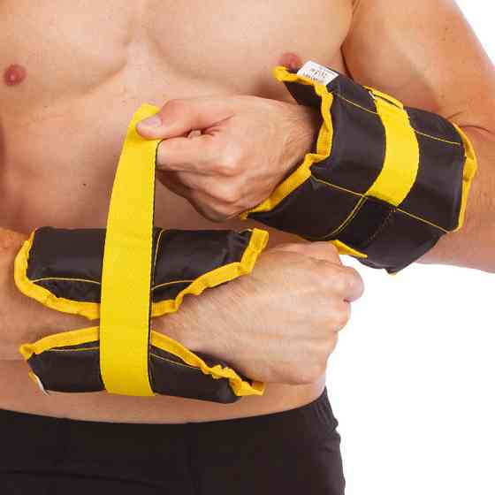 Утяжелители-манжеты для рук и ног 2x1.5 кг Вишнёвое