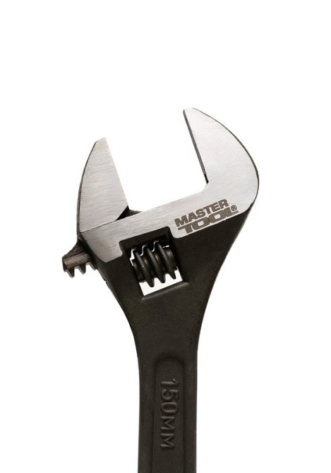 MASTERTOOL Ключ розвідний MASTERTOOL 150 мм 0-20 мм CrV фосфатований 76-0221 Київ - фото 2