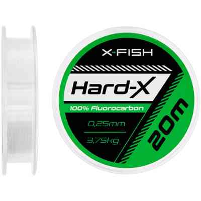 Флюорокарбон X-Fish Hard-X 20m (clear) 0.25mm 3.75kg (1917.03.84) Винница