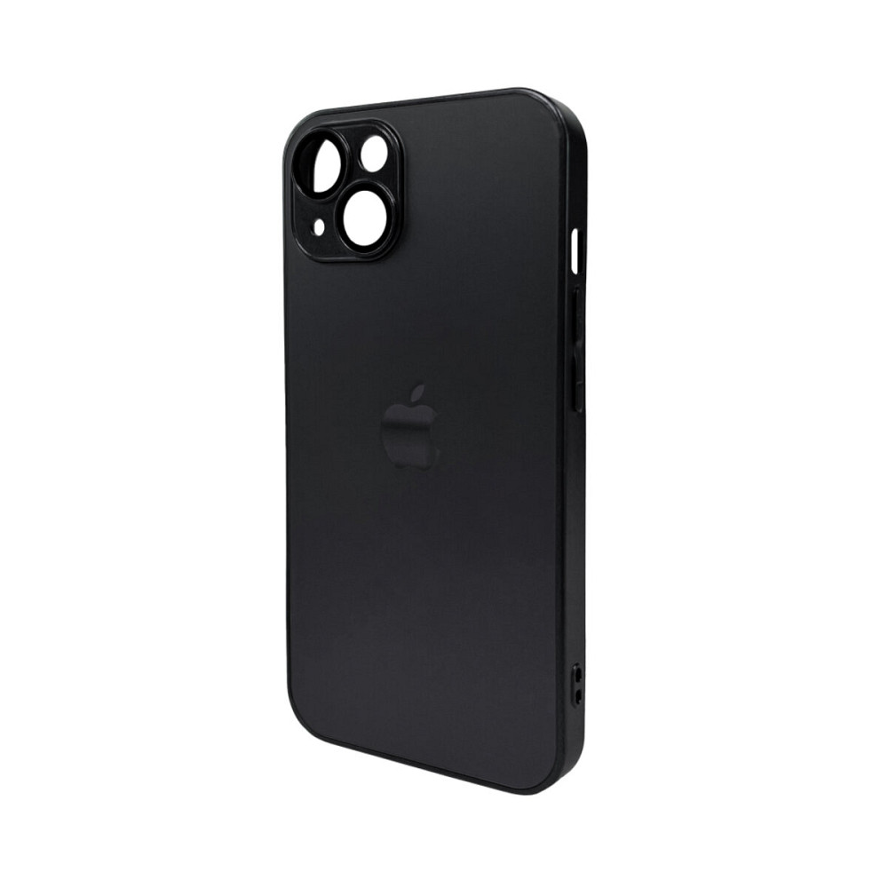 Чохол для смартфона AG Glass Matt Frame Color Logo for Apple iPhone 13 Graphite Black Киев - изображение 1