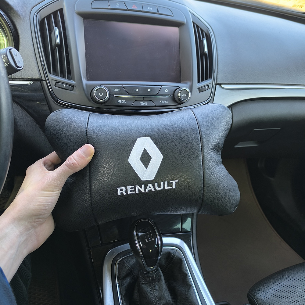 Автоподушка під голову Renault, М'яка подушка для подорожей підголівник, Подушка під голову для поїздок WY-93 Львів - фото 11