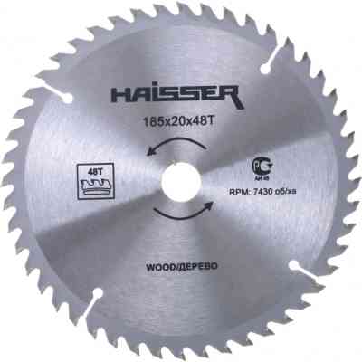 Диск пильный HAISSER по дереву - 185x20 48 зуб. (118492) Винница