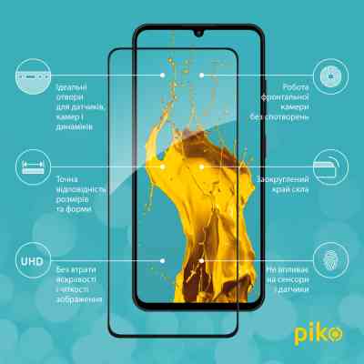 Стекло защитное Piko Full Glue Xiaomi 14T Black (1283126603389) Винница
