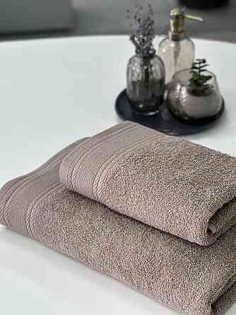 Комплект махровых полотенец IDEAL TEXTILE Легкий бриз 50х90 + 70х140 см 450 г/м2 100% хлопок Мокка Черновцы