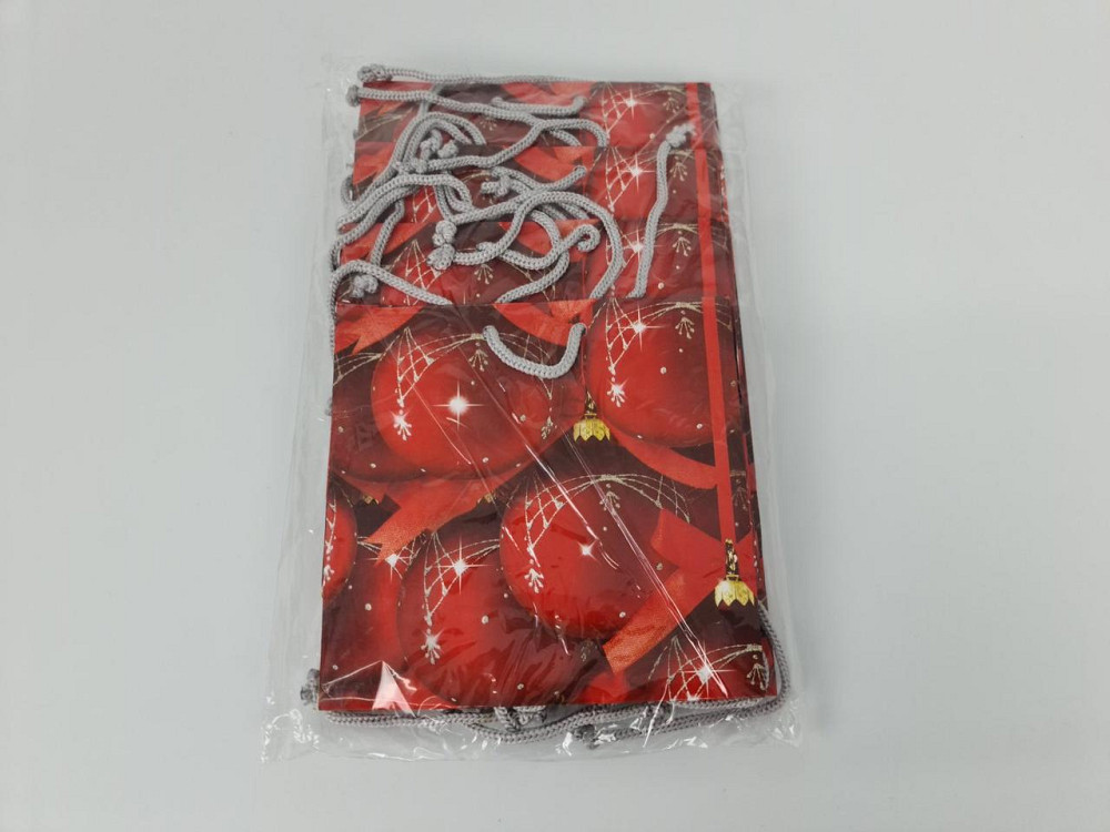 Новогодние, бумажные ,подарочные  пакеты с ручкой Чашка 16/16/8-007 (12 шт) Харьков - изображение 4