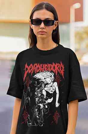 Футболка аниме Дорохедоро Дорохедоро Меркх Схин оверсайз (S/M/L) Черний AnimeJ1193 Днепр