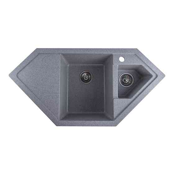 PLATINUM Гранітна мийка для кухні Platinum 9950 PANDORA матова Сіра Київ