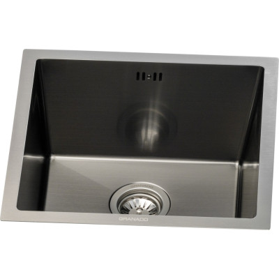Мойка кухонная GRANADO Under top STEEL S201 black (GS08201B) Винница - изображение 2
