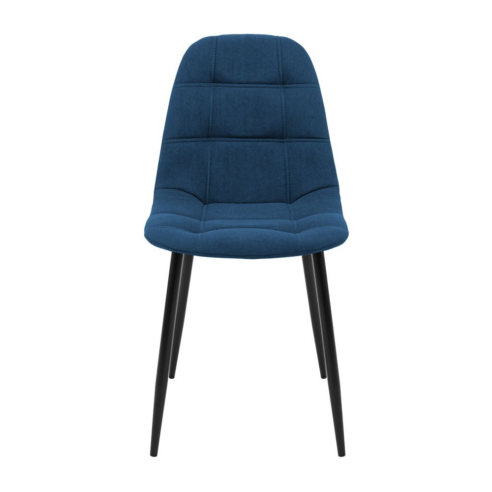 Стілець крісло м'який SplitDesign U Lily 36 чорні ніжки Синій Київ - фото 2