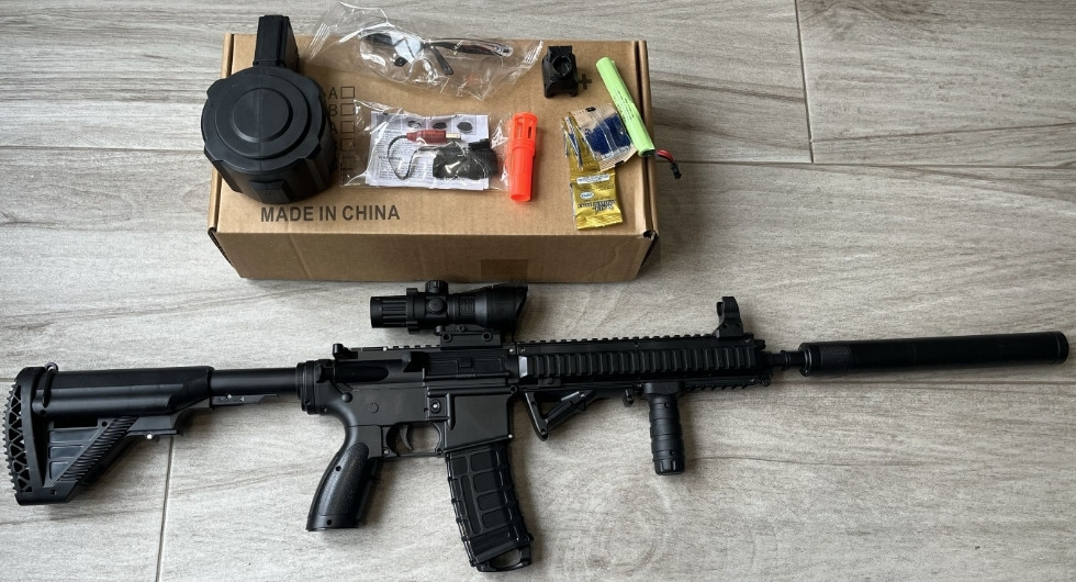 Автомат на орбизах М4А1, гель бластер на орбизах , детский автомат. Харків - фото 4