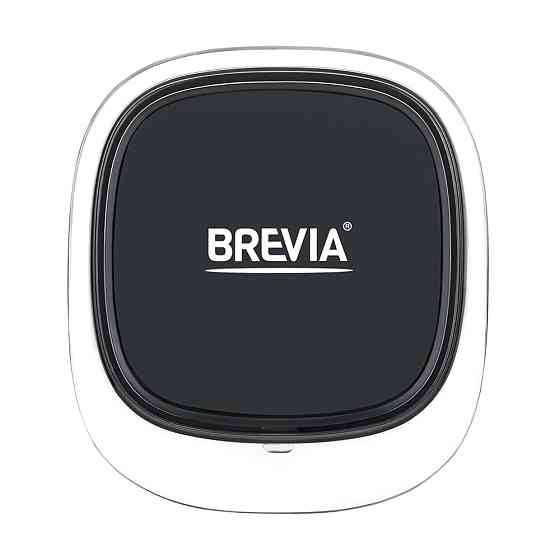 Держатель телефона автомобильный Brevia AirVent Pro СrystalMag на дефлектор, 4 магнита, черный Львов