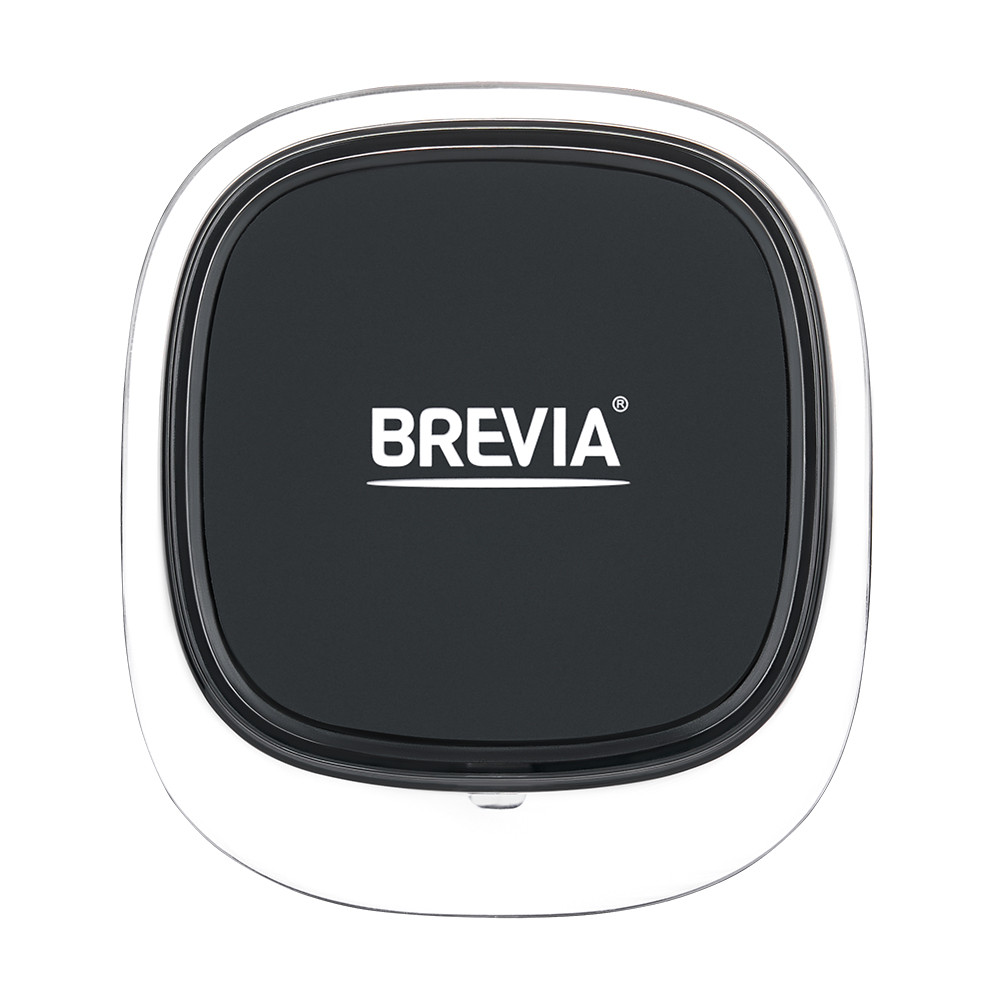 Держатель телефона автомобильный Brevia AirVent Pro СrystalMag на дефлектор, 4 магнита, черный Львов - изображение 3