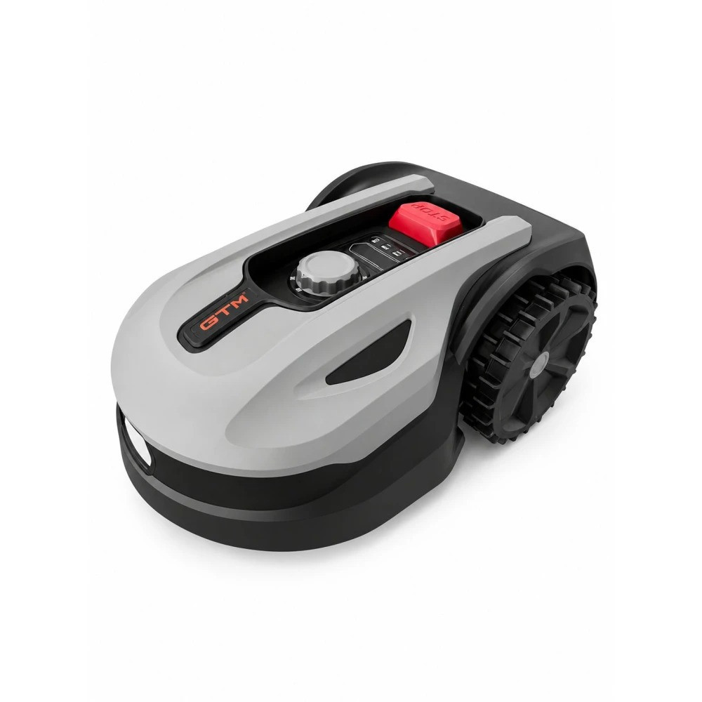 Газонокосилка-робот GTM RLM600/18W 20В, до 600 м², ширина 18 см, с зарядной станцией Киев - изображение 1