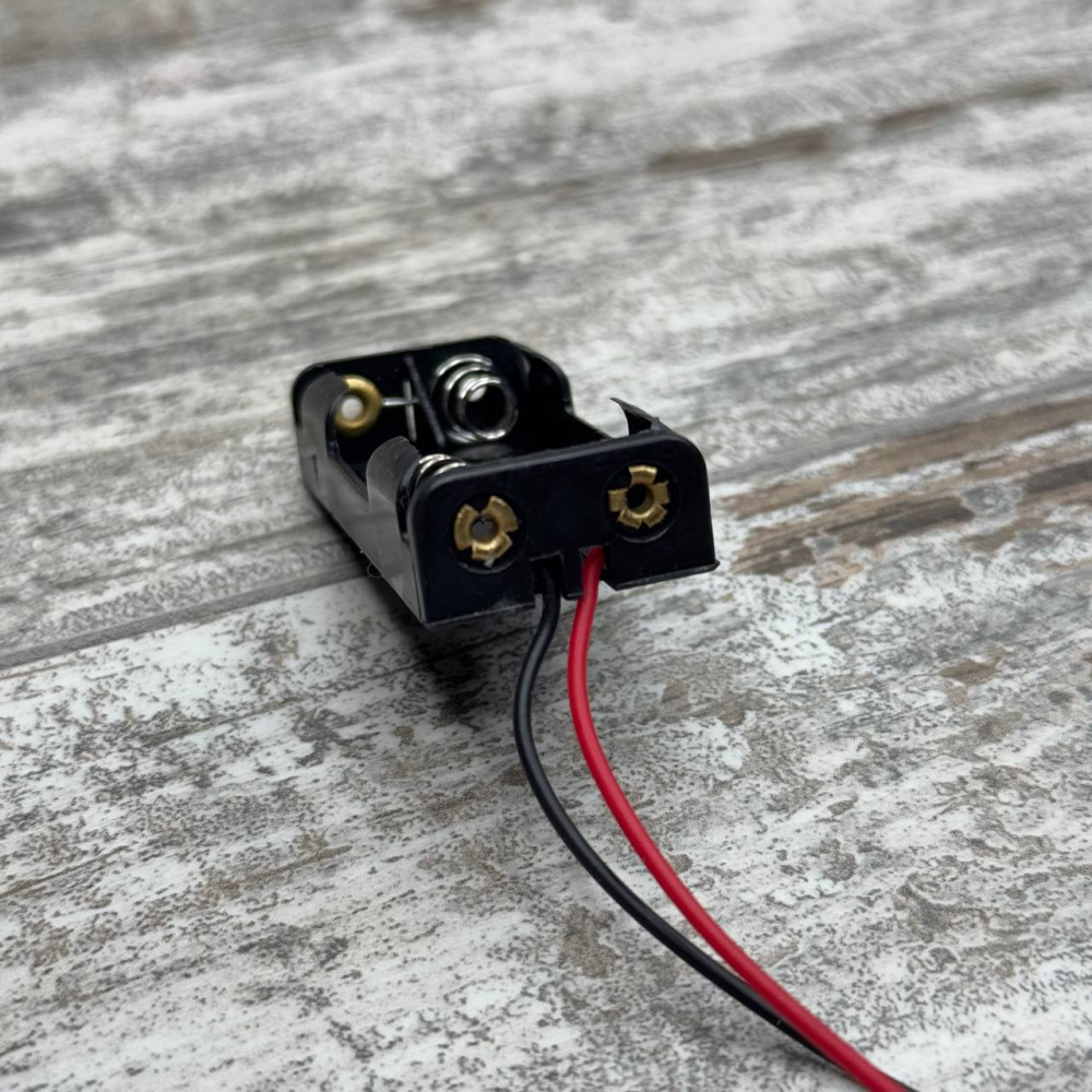 Бокс для батареек 2×AAA с проводами, пластиковый держатель 3В для Arduino и DIY-проектов Киев - изображение 5