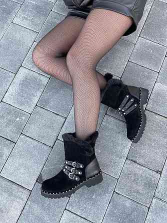 Унти жіночі M.KRAFT Эва чорні (зима, замша натуральна) (2208) лише 37р.38р. 37 Коломия