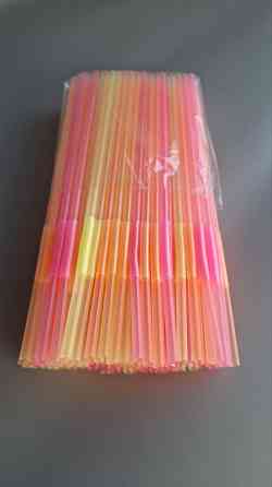 Трубочка для напоїв "Фрешка" d5.8 27см Люмінесцентна (100 шт) Харків