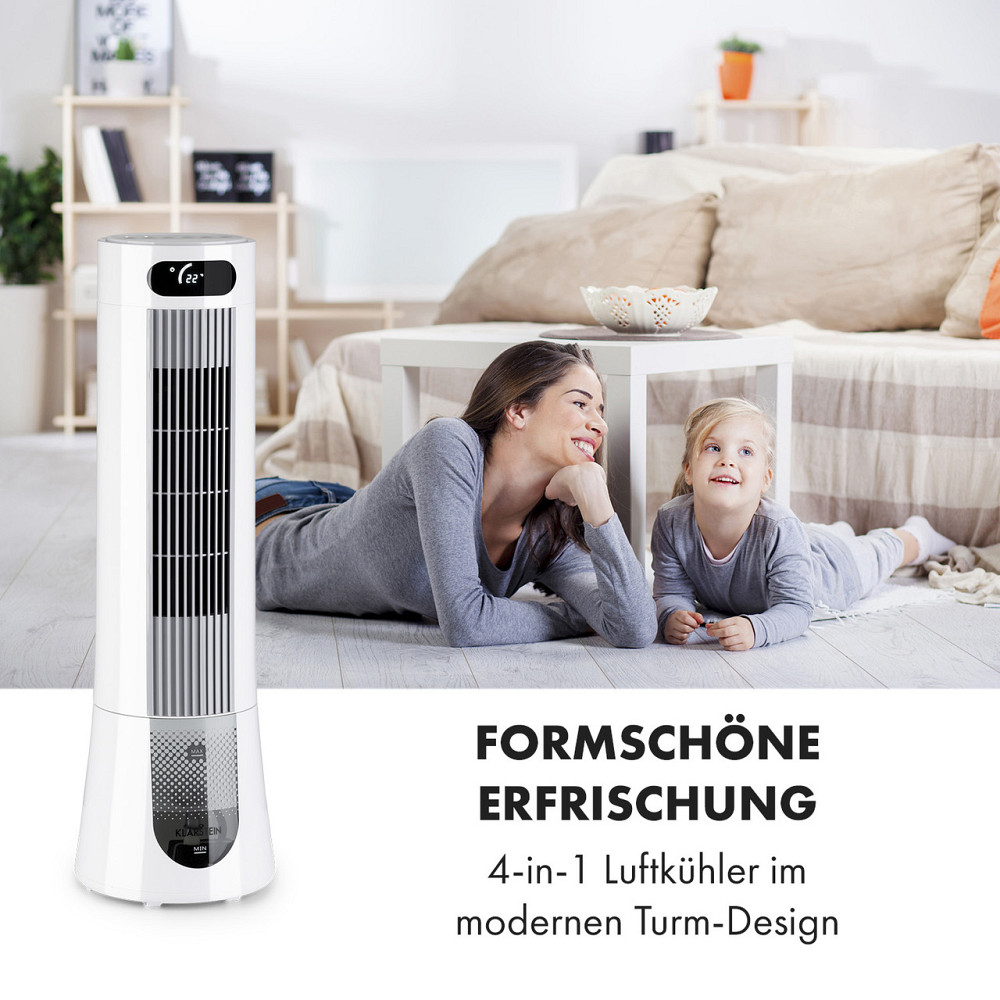 Охолоджувач повітря Skyscraper Frost 45 Вт 7 літрів 2 пакети з льодом мобільний білий (Німеччина, читати Рівне - фото 3