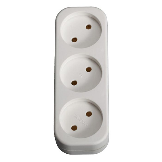 Тройник прямой без заземления 7373 Харьков