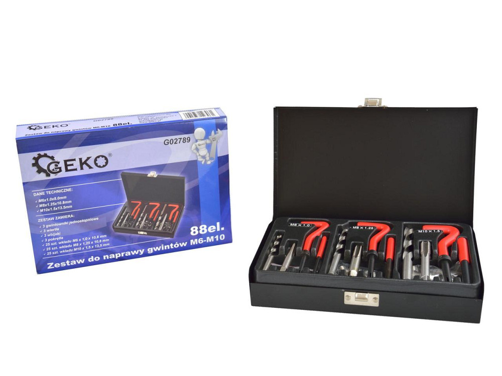 Набір для відновлення різьб "GeKo" (М 6, М 8, М10) Київ - фото 6