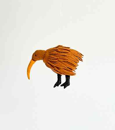 М’яка фетрова іграшка пташка ківі ручної роботи – безпечна розвиваюча іграшка Київ