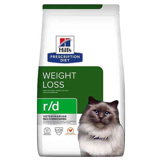 Сухий корм ​​для котів Хіллс Hills PD Feline R/D при надмірній вазі 3 кг Вінниця