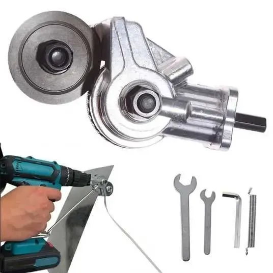 Насадка ножницы на дрель для резки металла / Строительные ножницы на дрель или шуруповерт Коломия