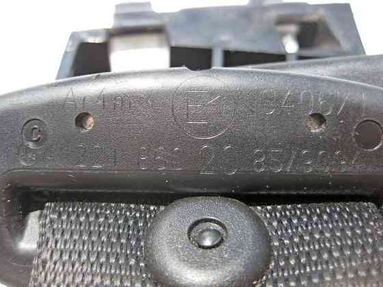 Mercedes-Benz  A2218602085 9C94 Задній центральний чорний ремінь безпеки S-Class W221 Одеса