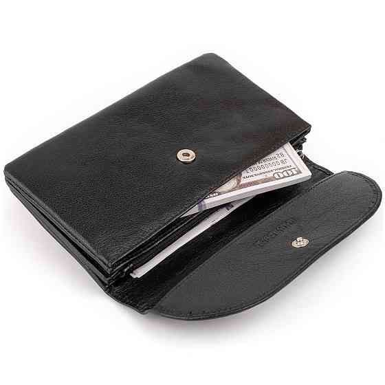 Клатч из кожи женский ST Leather 19316 Черный Киев
