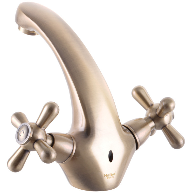 Змішувач для умивальника Haiba Dominox 161 бронзовий HB3937 Харків - фото 2