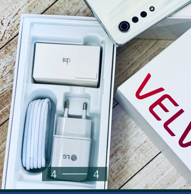 Новий у блістері: Смартфон: LG Velvet G900W 128Gb. White Київ - фото 4