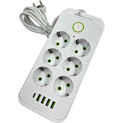 Сетевой фильтр питания XoKo XК-SP6-4-1-WH Винница