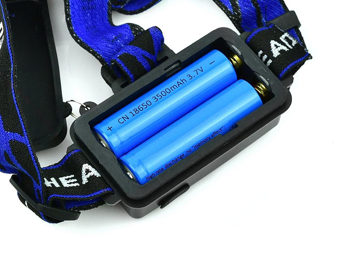 Ліхтаик чоловий "GeKo" світлодіодний  CREE XM-L T6  7000mAh 1000 lm Стрый - изображение 2