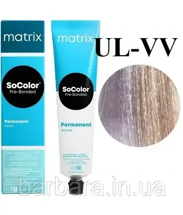 Освітлююча фарба для волосся Matrix Ultra Blonde SoColor Pre-Bonded UL-VV глуб.окий перламутр Київ