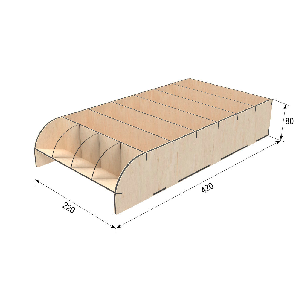 Скринька для грошей EKOSTAR 420х220х80 6 комірок Київ - фото 3