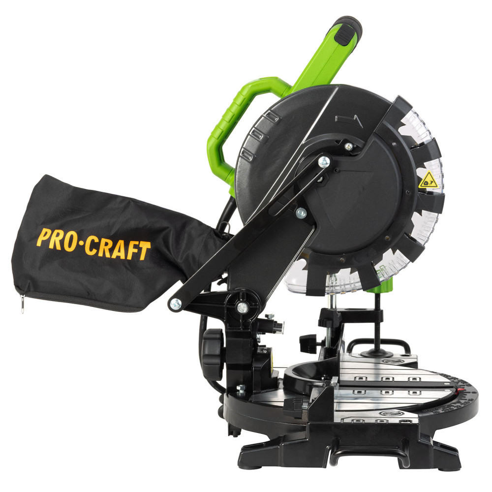 Торцювальна пила Procraft PGS215,Пила торцювальна торцовка 1500 Вт,Потужна торцювальна пила для дерева  210 мм Львів - фото 3