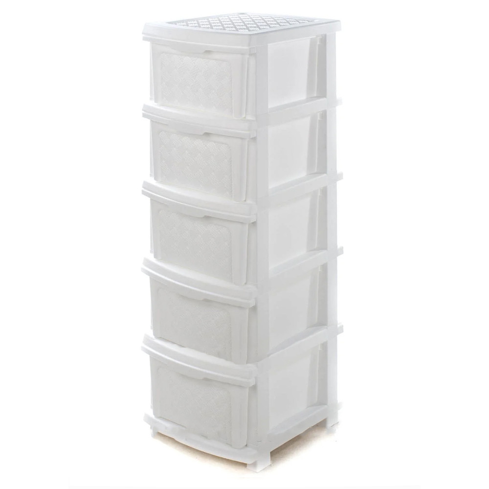 Комод пластиковый белый R-Plastic 