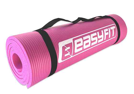 Килимок для фітнесу та йоги EasyFit NBR 10 мм Рожевий Коломия